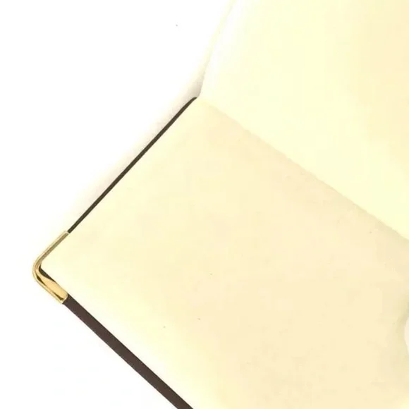 New! Must be Cartier -Red/burgundy leather -gold hardware -address book/notebook Accessories